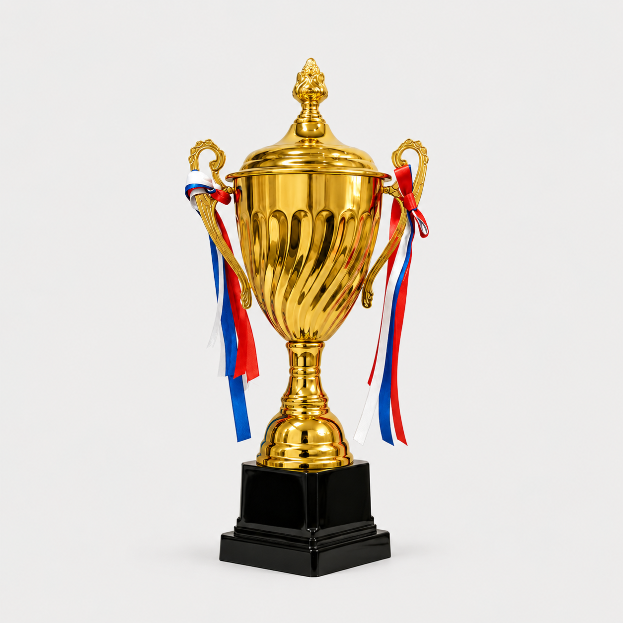Trophée Prestige Doré avec Couvercle – 35 cm