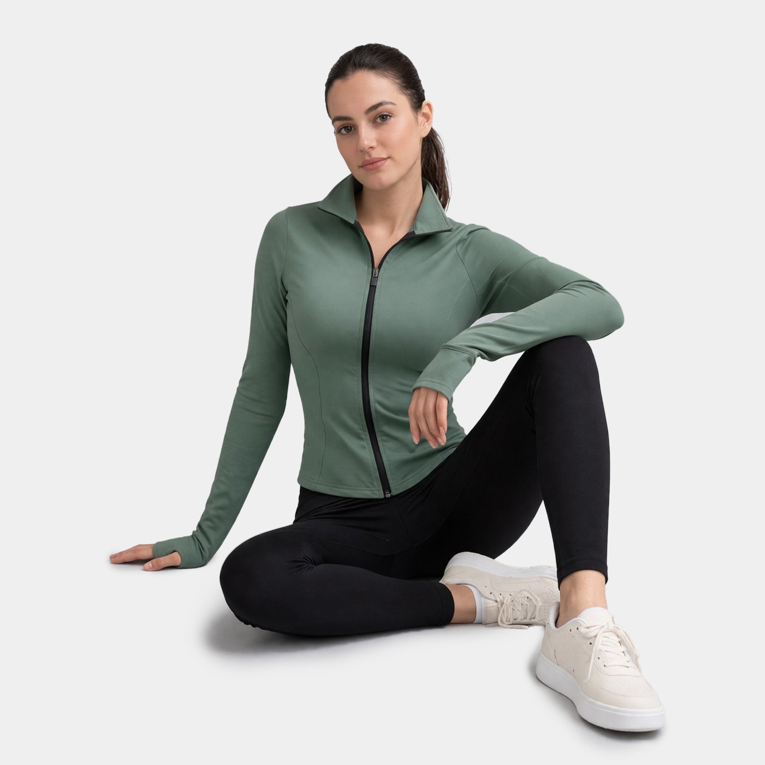 Gilet Sport Femme Zippé