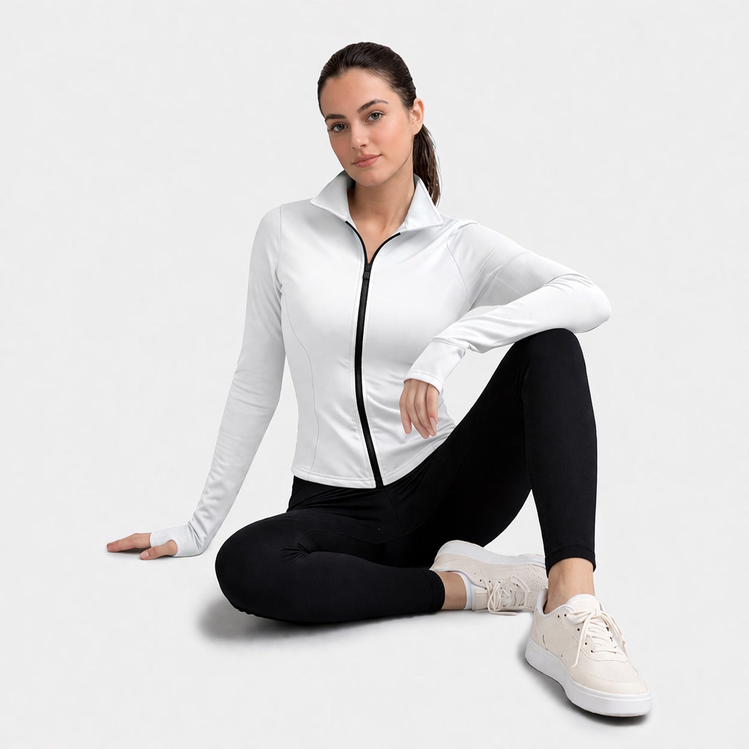 Gilet Sport Femme Zippé
