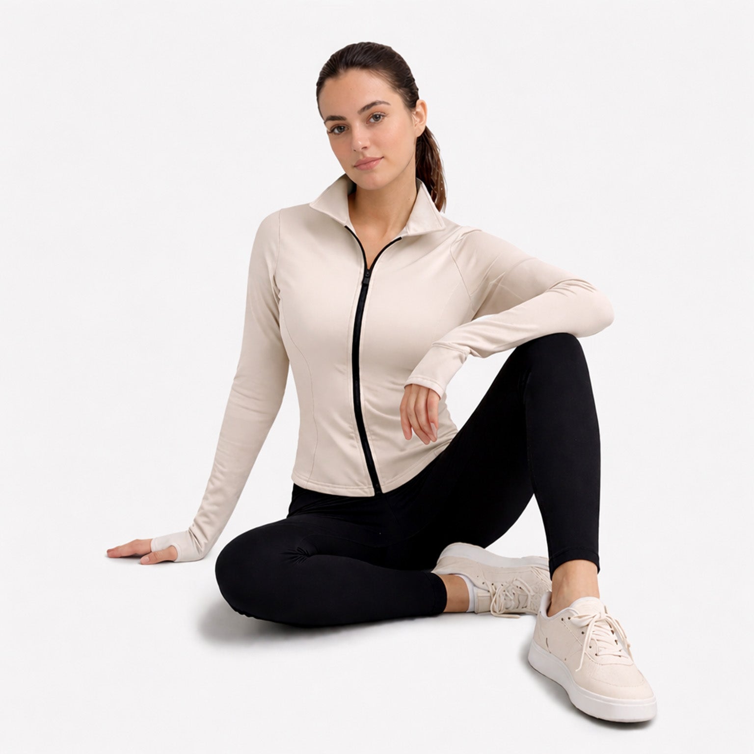 Gilet Sport Femme Zippé