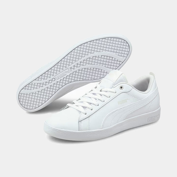 PUMA Smash v2 Femme – Baskets en cuir