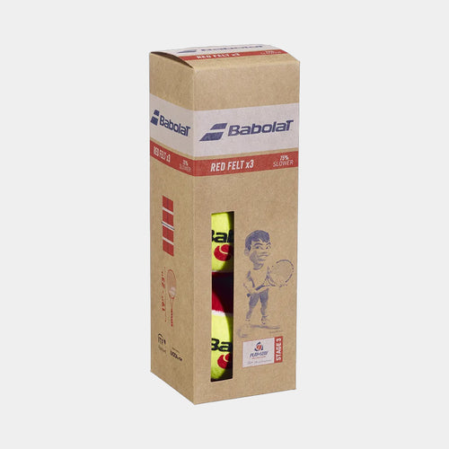BABOLAT RED FELT X3