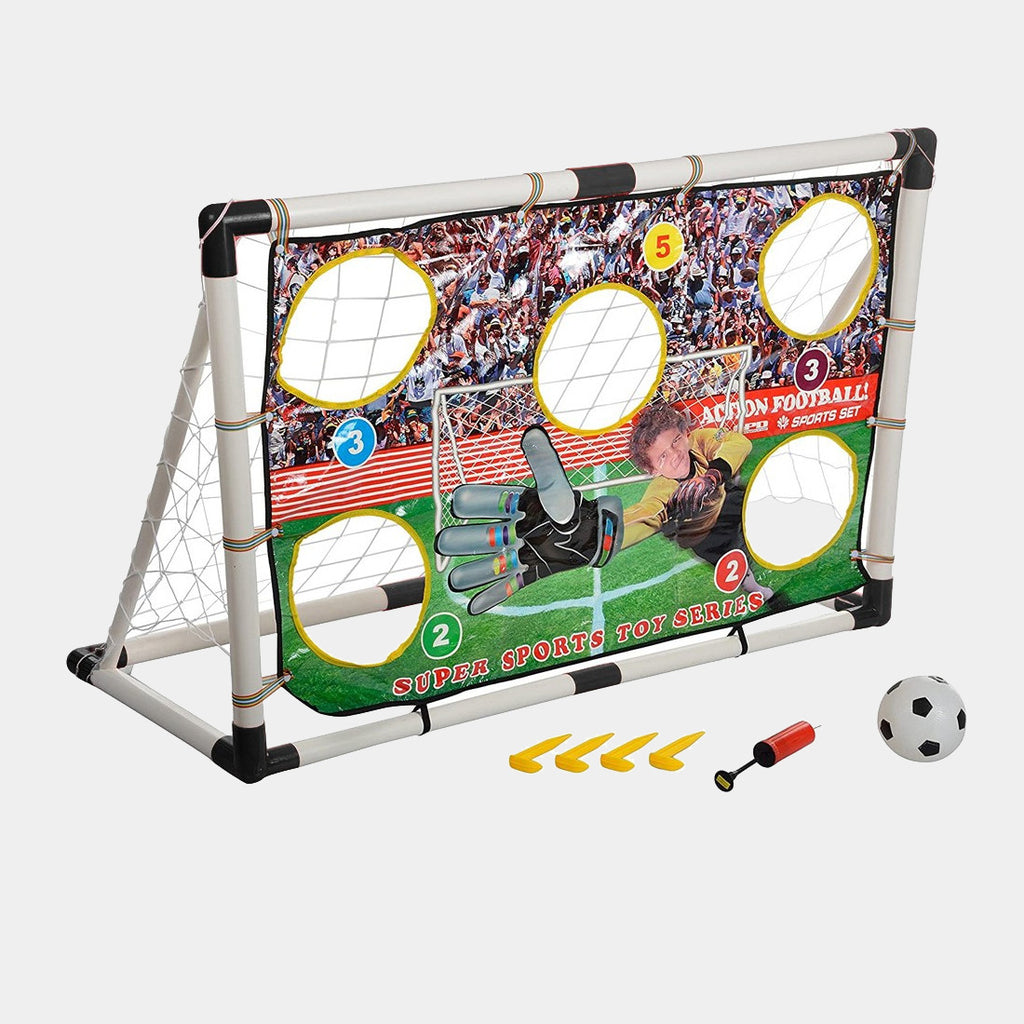 Mini Cage de Football avec Cible 120cm -Jeu d'entraînement  pour enfants