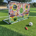 Mini Cage de Football avec Cible 120cm -Jeu d'entraînement  pour enfants