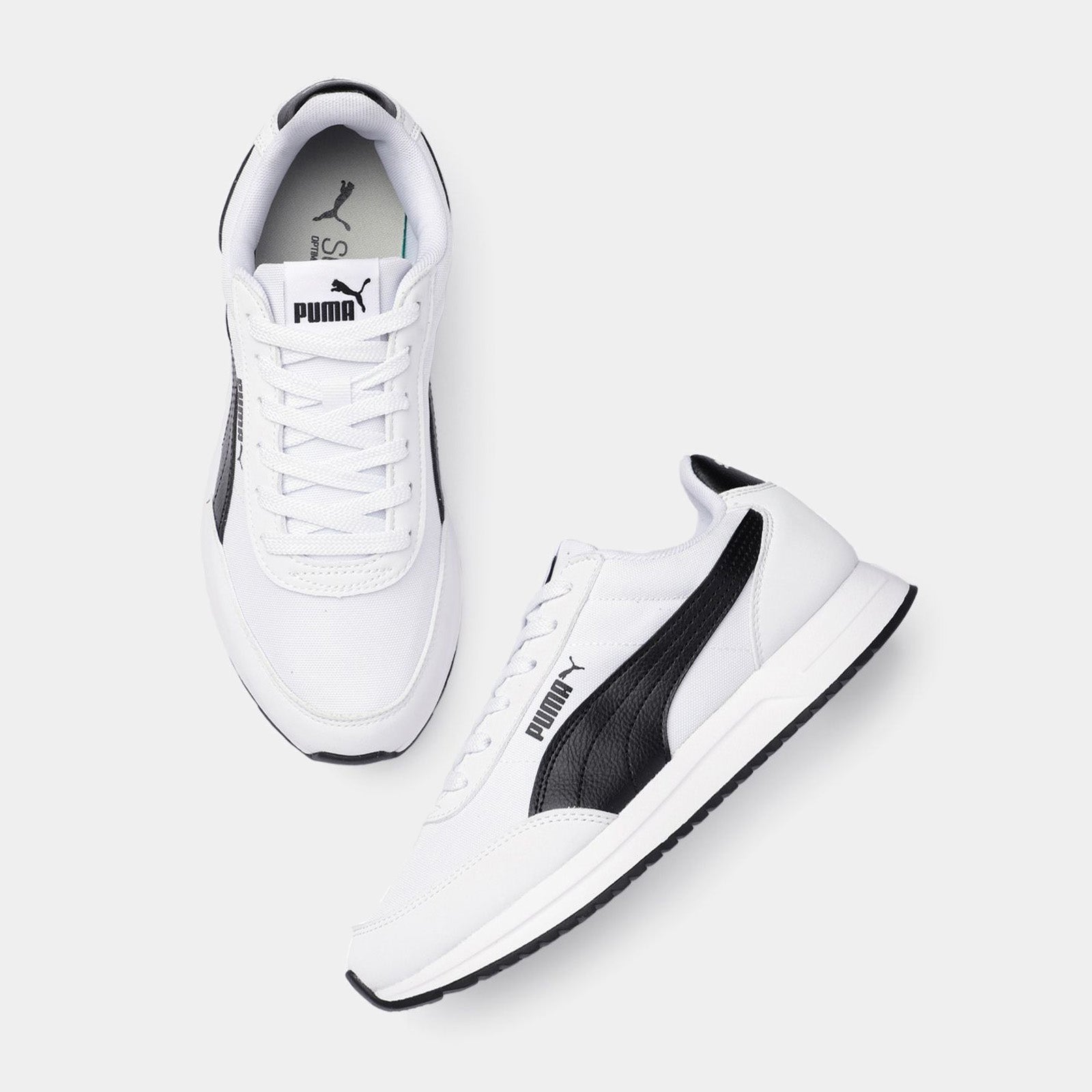 Puma ST Runner Sneakers – White / Black