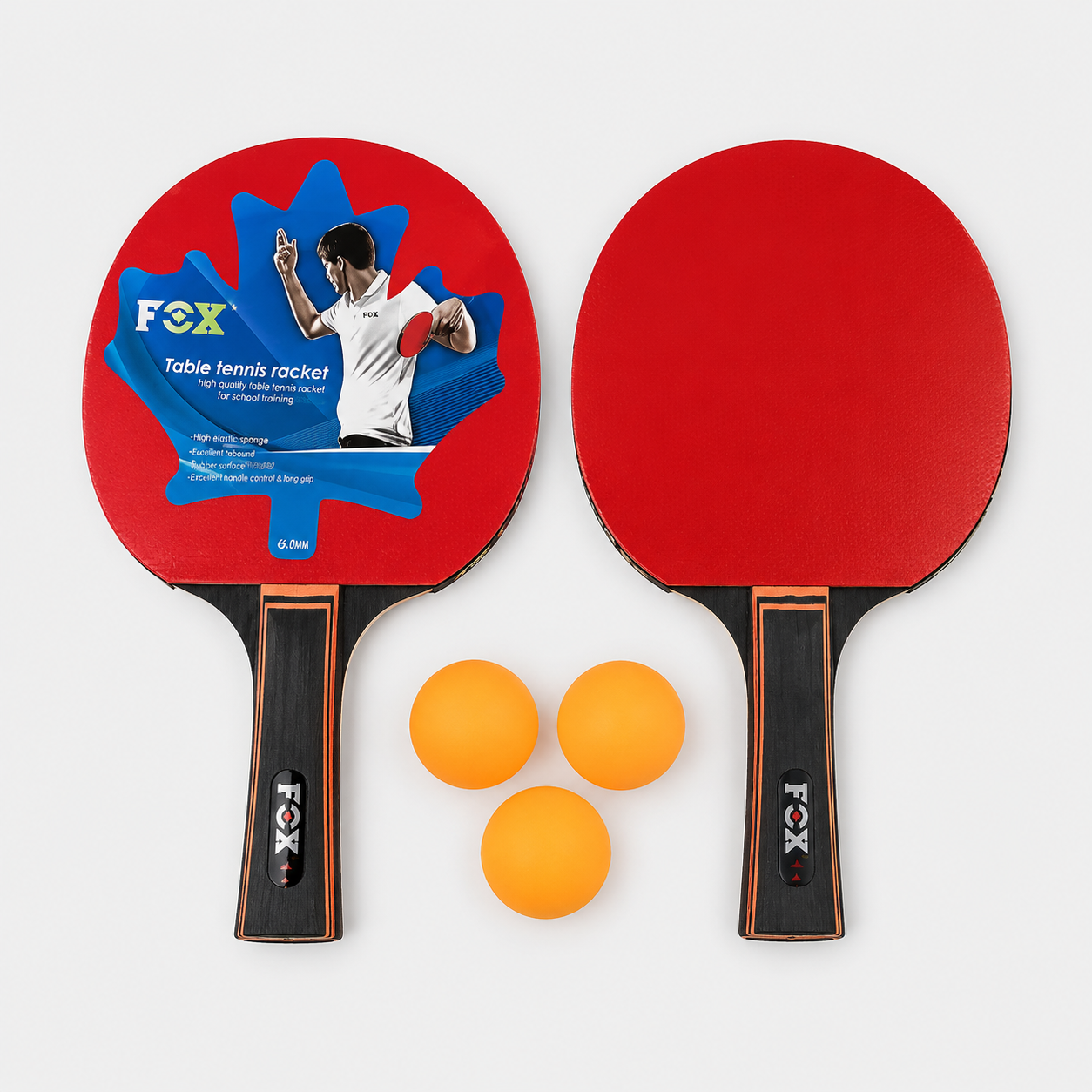 Raquette Ping Pong Fox avec Balles