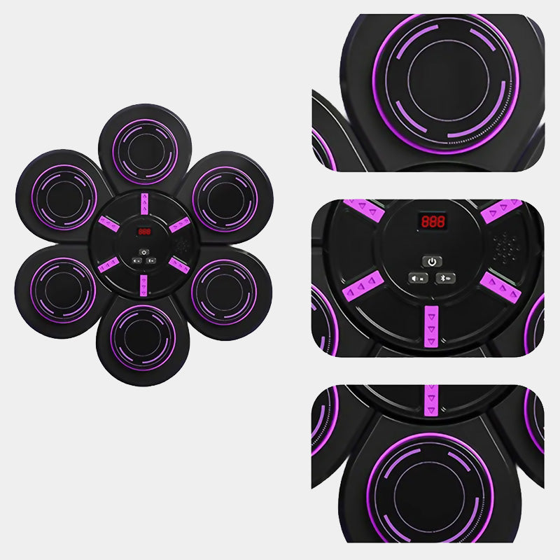 Machine de Boxe Musicale Bluetooth – Entraînement Réactif et Fun