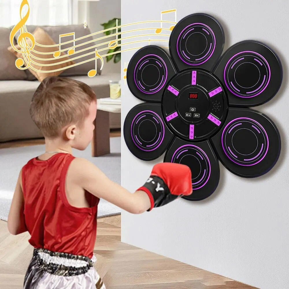 Machine de Boxe Musicale Bluetooth – Entraînement Réactif et Fun