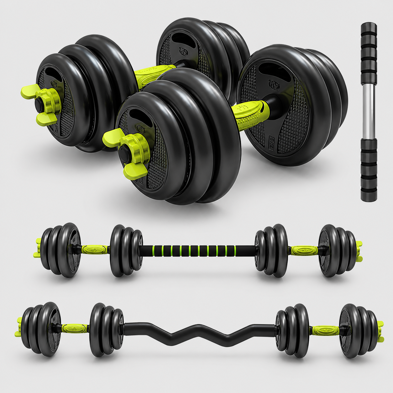 Ensemble d'haltères réglables 19KG