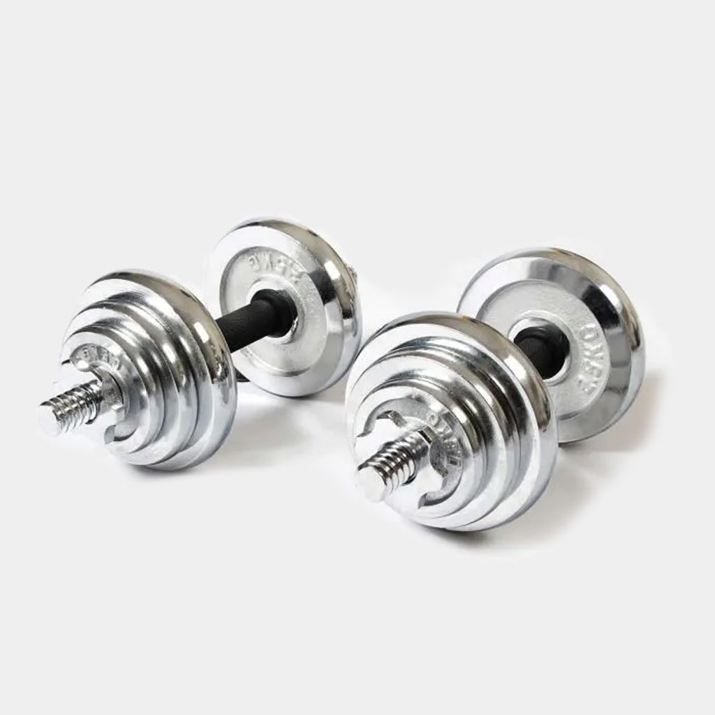 Haltères York Fitness 20KG avec mallette – Set complet