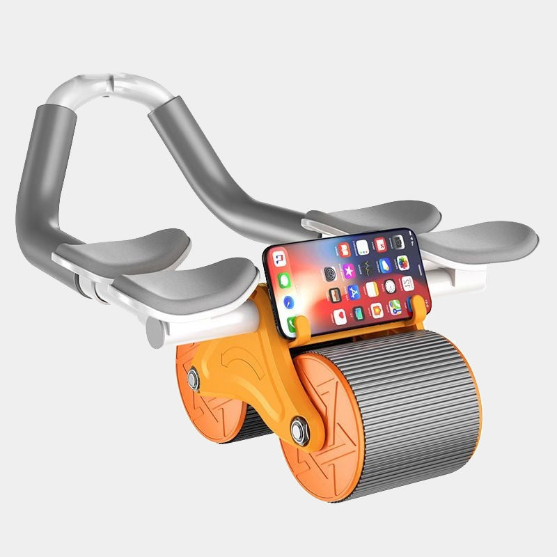 Roue abdominale à rebond automatique avec 4 coussinets pour coudes