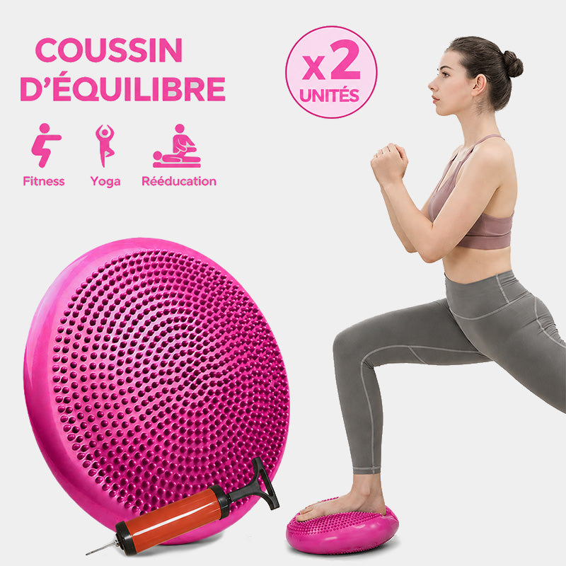 Coussin massant d'équilibre ergonomique