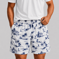 Short de Plage – Motif Tropical