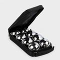Lot de 8 boules de pétanque chromées