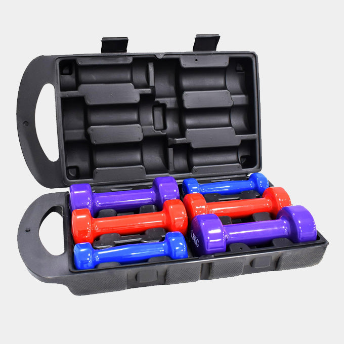 Set haltères fitness 6KG avec mallette