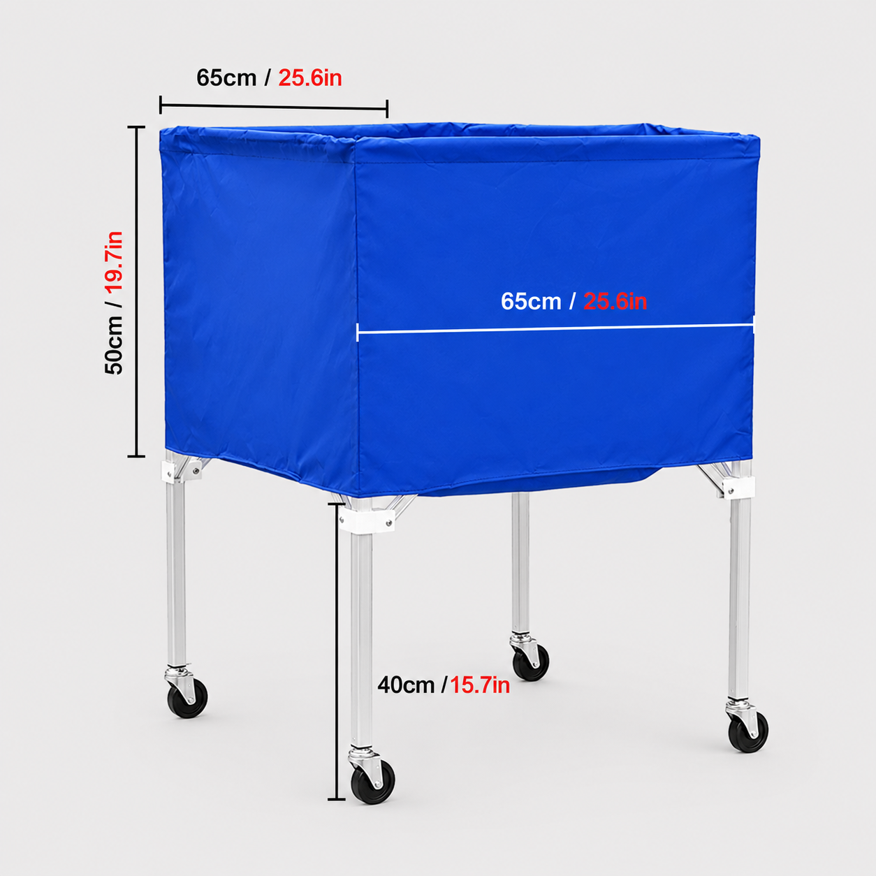 Support de rangement ballons pliable avec roulettes