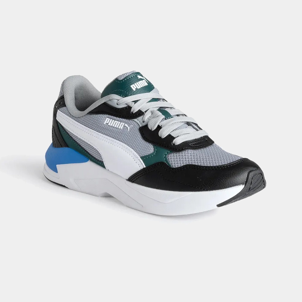 PUMA X-Ray Lite Junior – Baskets Garçon Gris Multicolore