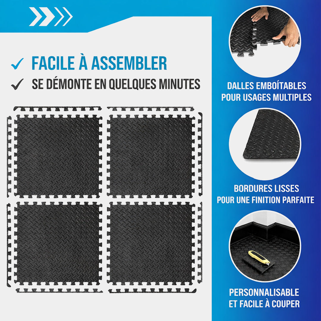 4 TAPIS EMBOÎTABLES KETTLER