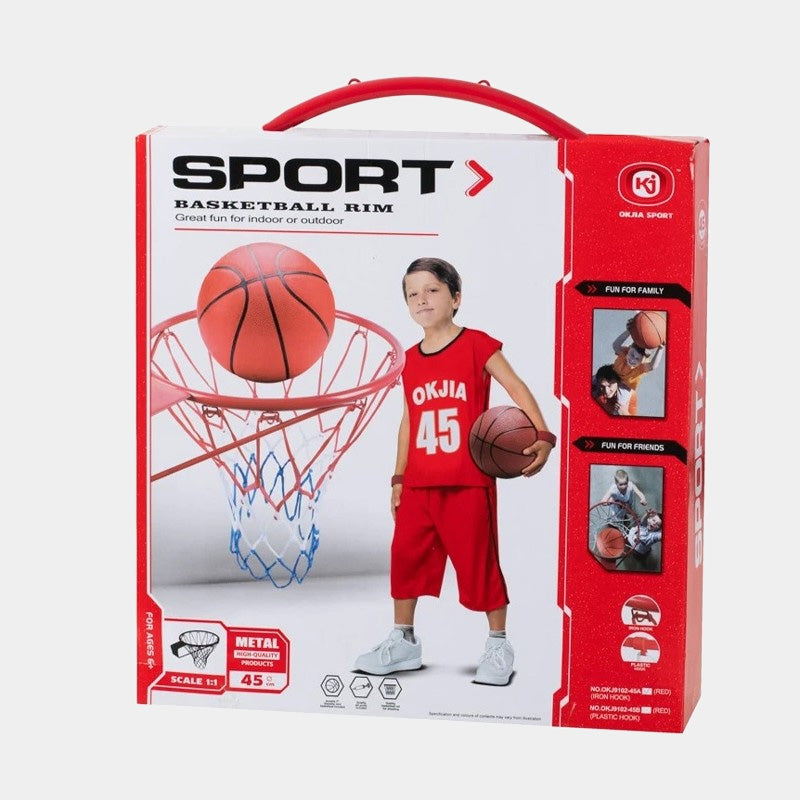 Panier de Basketball Enfant avec Ballon – Facile à Installer