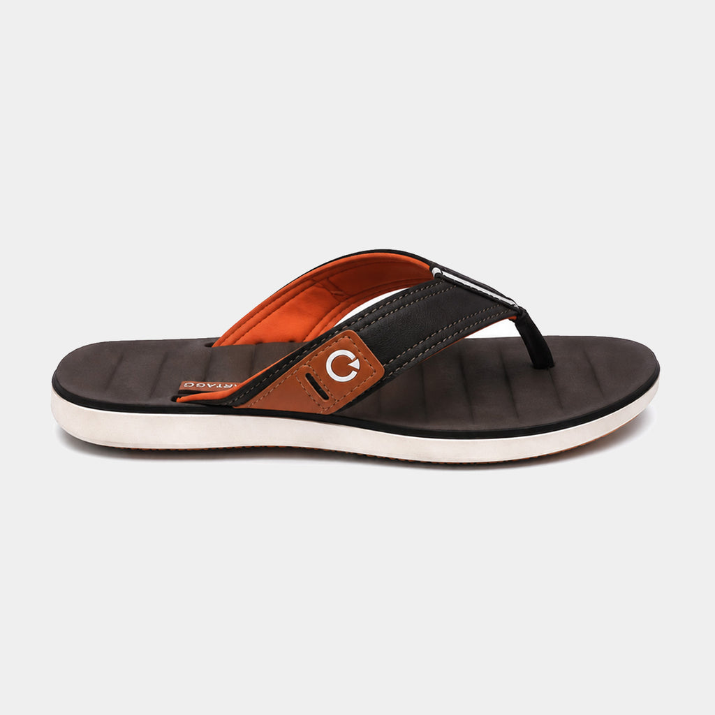 Claquette Cartago Homme Marron foncé