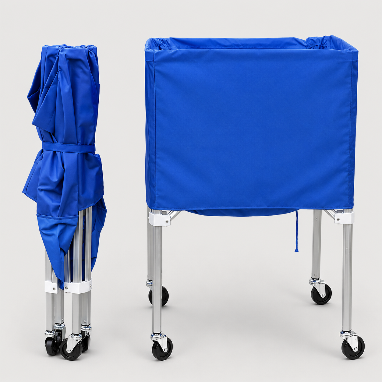 Support de rangement ballons pliable avec roulettes