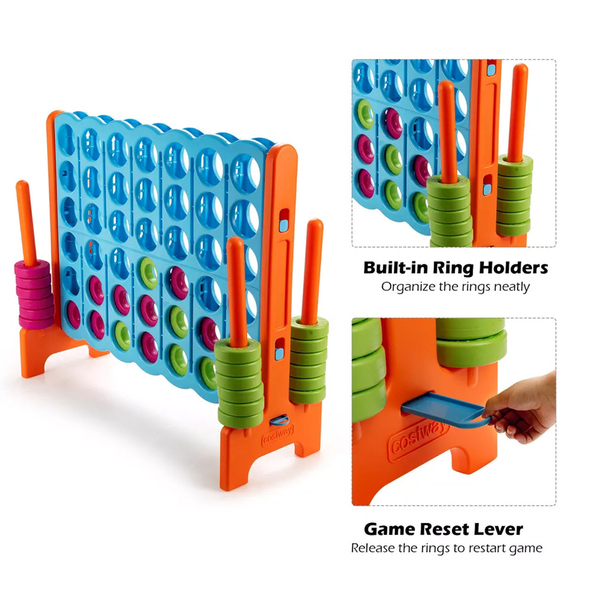 Jeu Puissance 4 géant pour enfants et famille