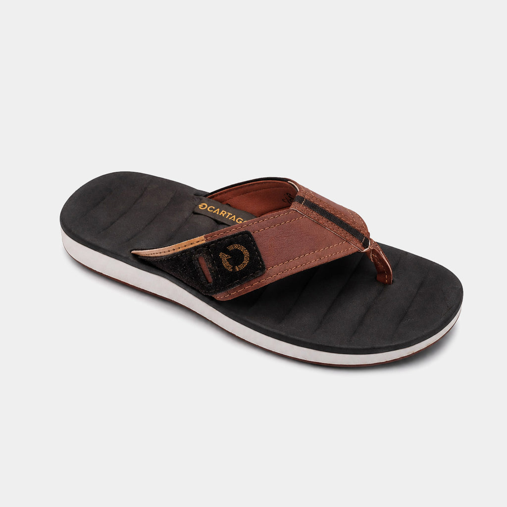 Claquette Cartago Homme Marron Camel