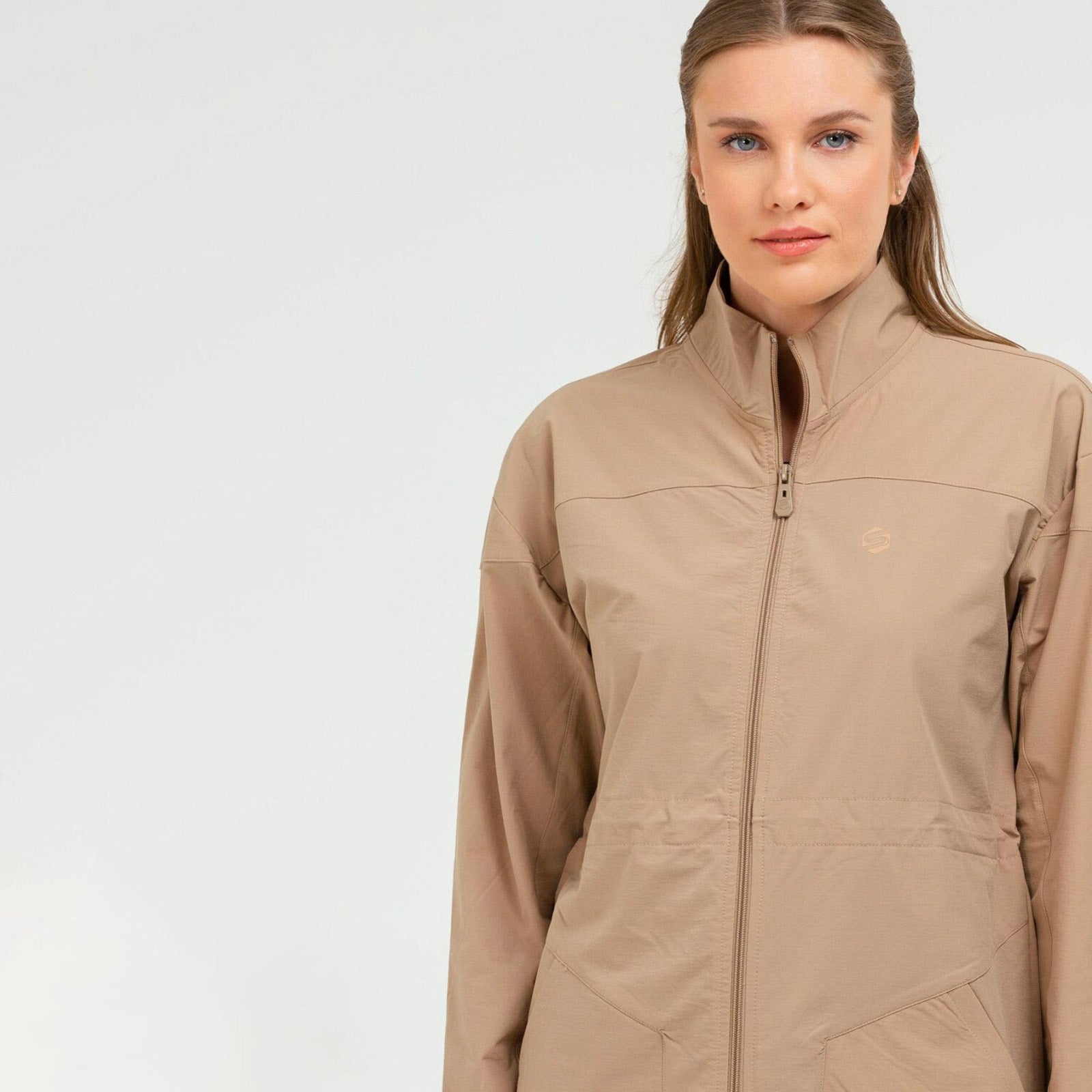 Veste Femme Mi-Longue Zippée