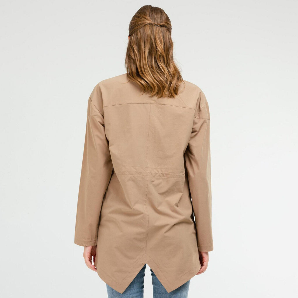 Veste Femme Mi-Longue Zippée