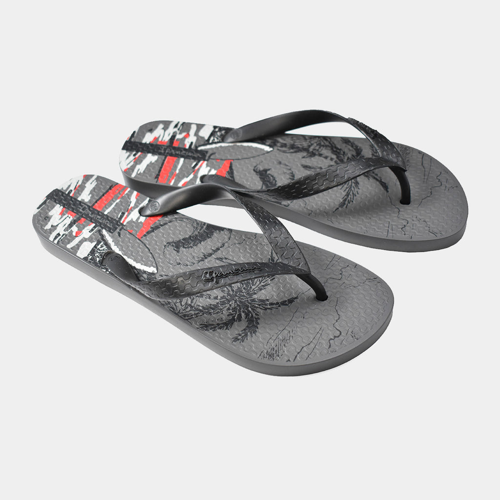 Tongs Ipanema Homme gris foncé-noir