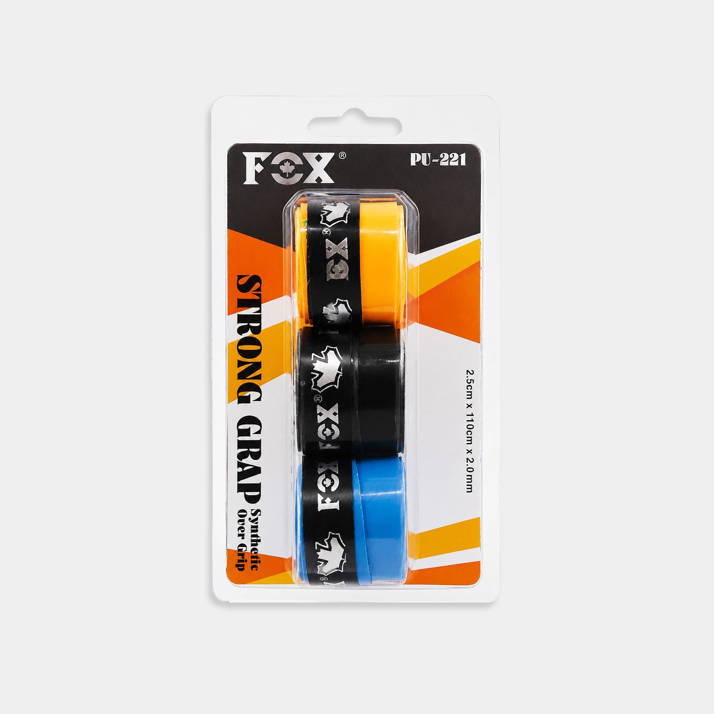 Lot de 3 Surgrips de Raquette FOX PU-221