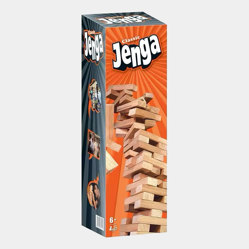 Jenga en Bois – Jeu d’Équilibre Classique