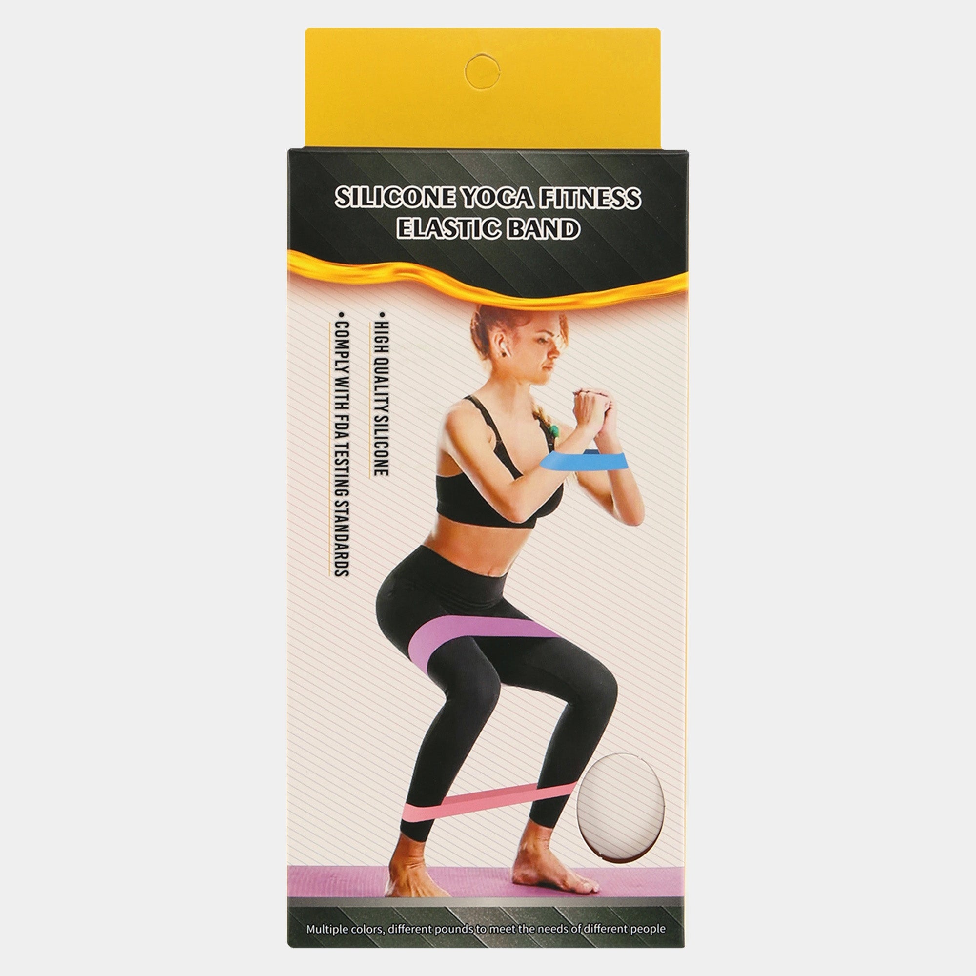 Ensemble de 3 Bandes Élastiques de Résistance en Silicone SP-Sport FI-8736 – Anneaux de Boucle pour Fitness et Musculation