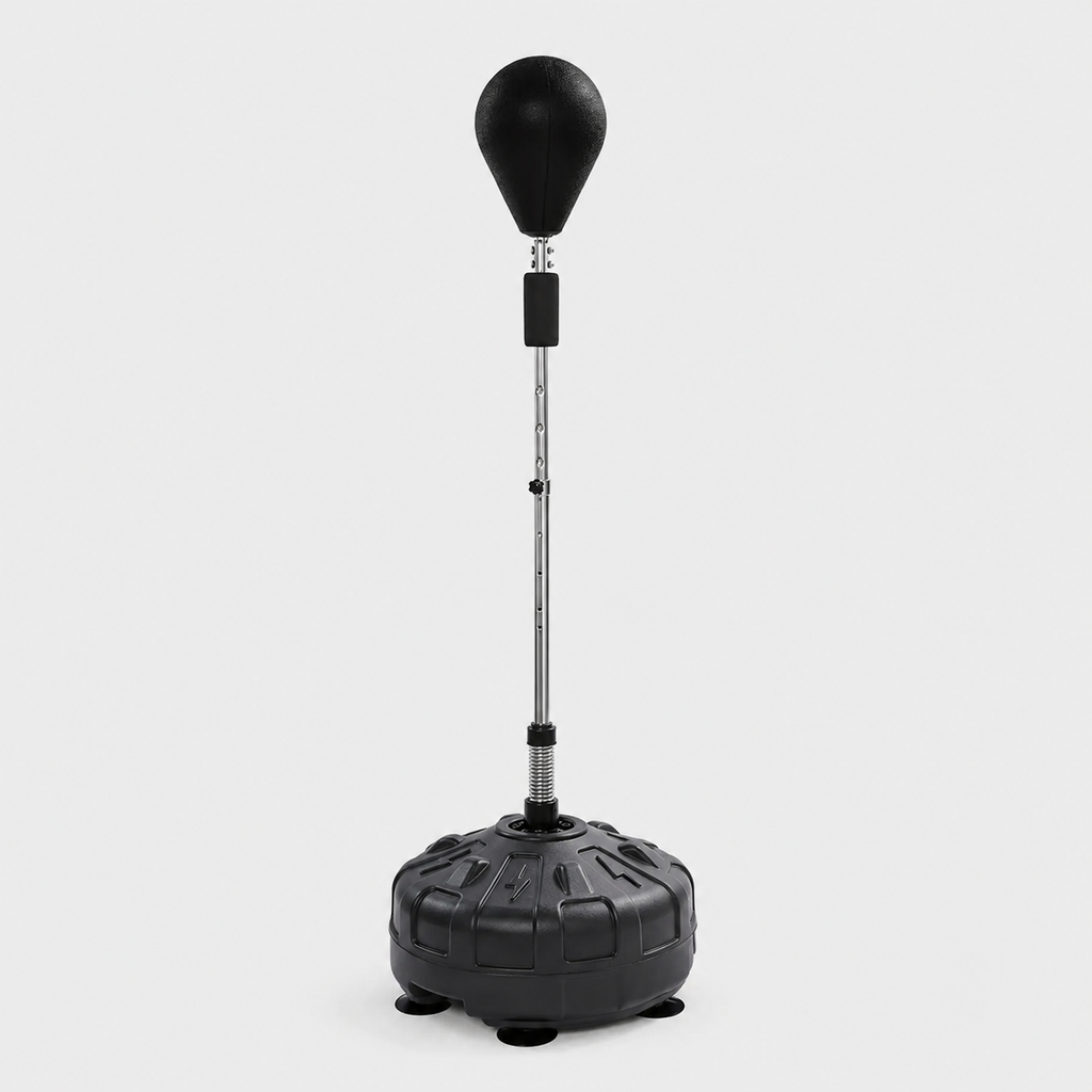 Punching Ball sur Pied Réglable avec Base à Ventouses – 120 à 160 cm