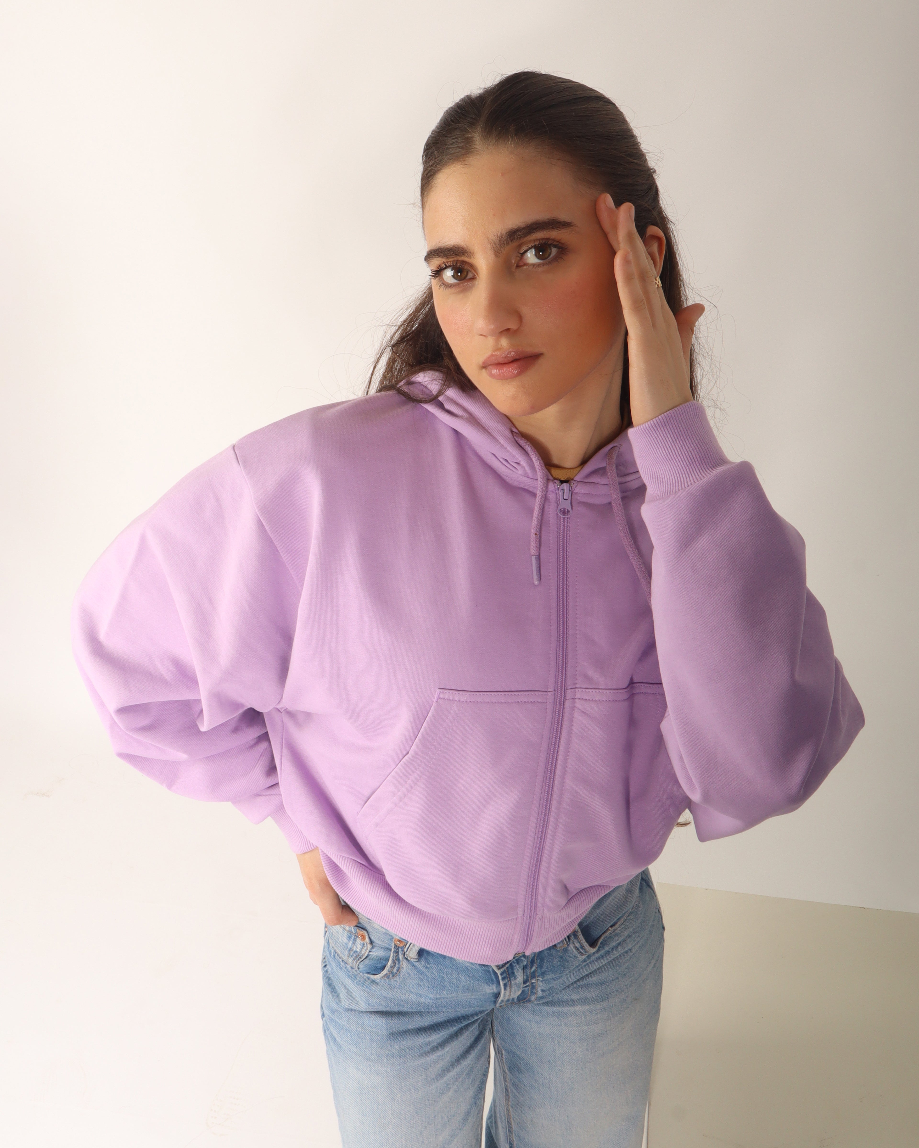 Veste Zippée Femme Oversize