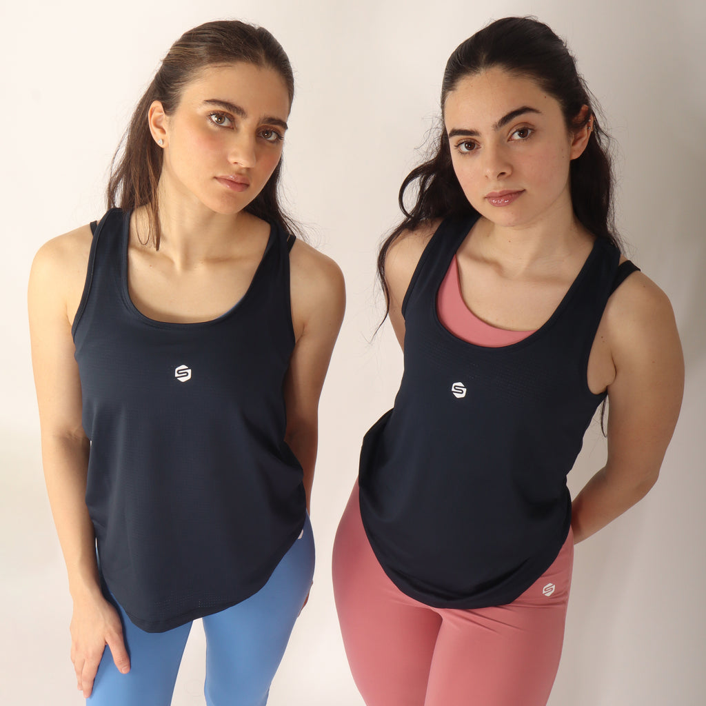 Ensemble Sport Femme 3 Pièces – Legging, Brassière & Débardeur