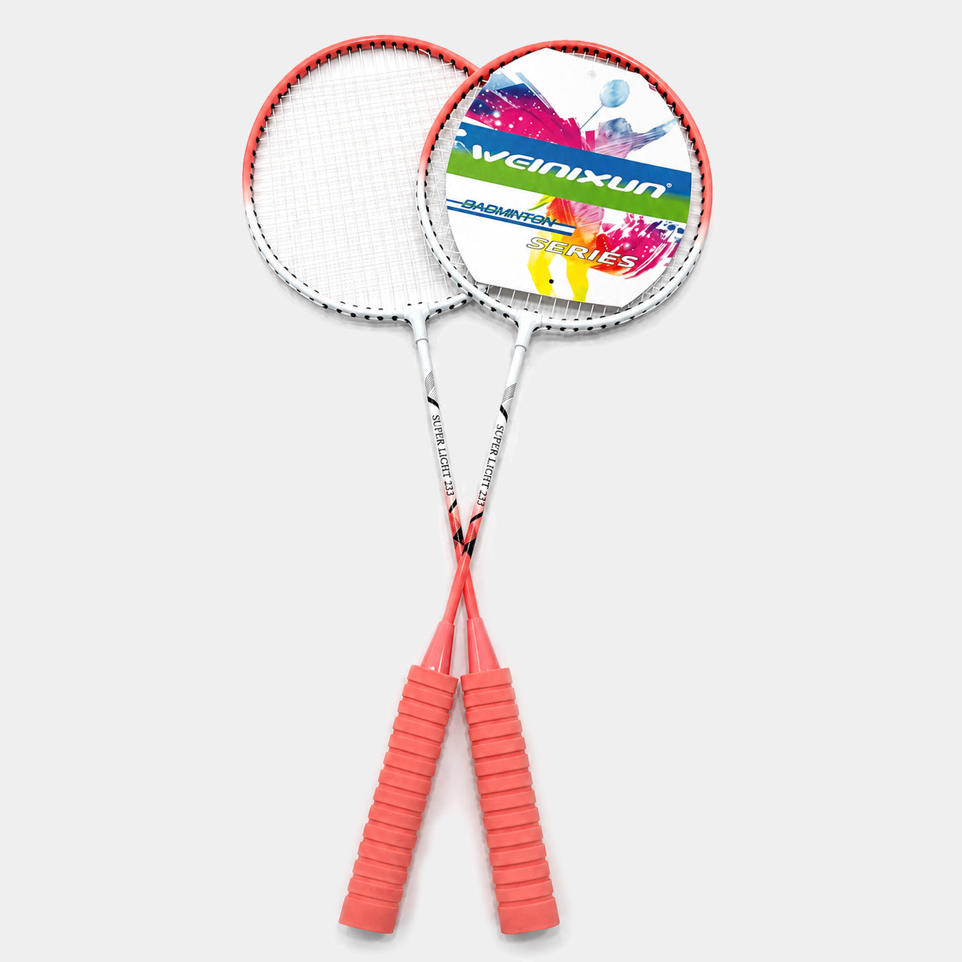 Lot de 2 Raquettes de Badminton Super Light 233