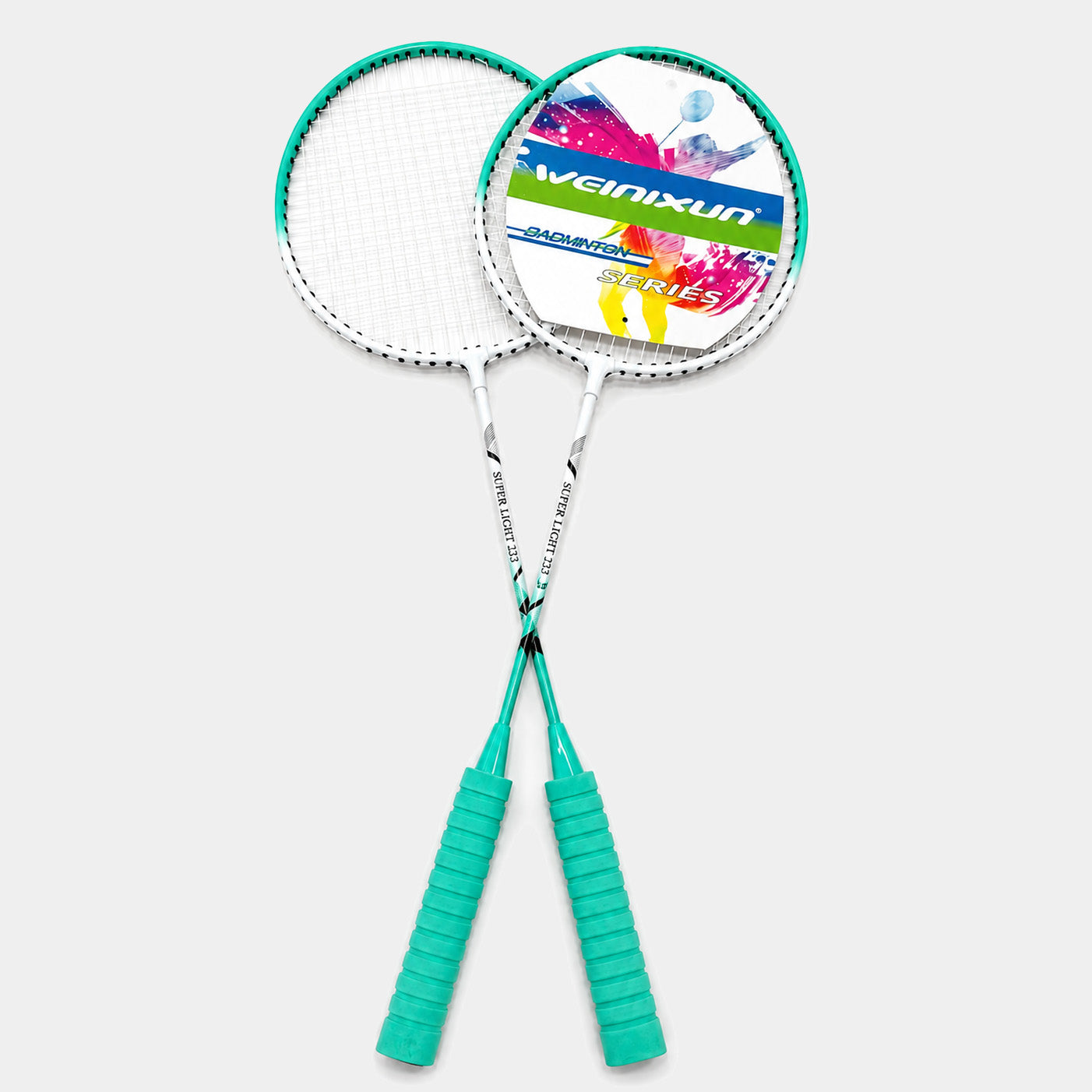 Lot de 2 Raquettes de Badminton Super Light 233