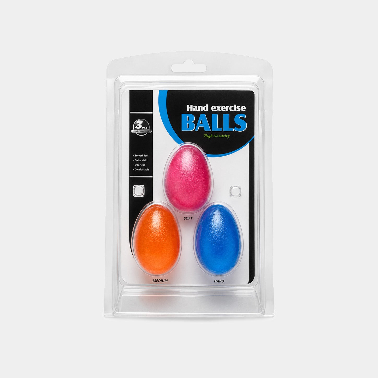 Kit de 3 Balles de Rééducation et de Renforcement de la Main