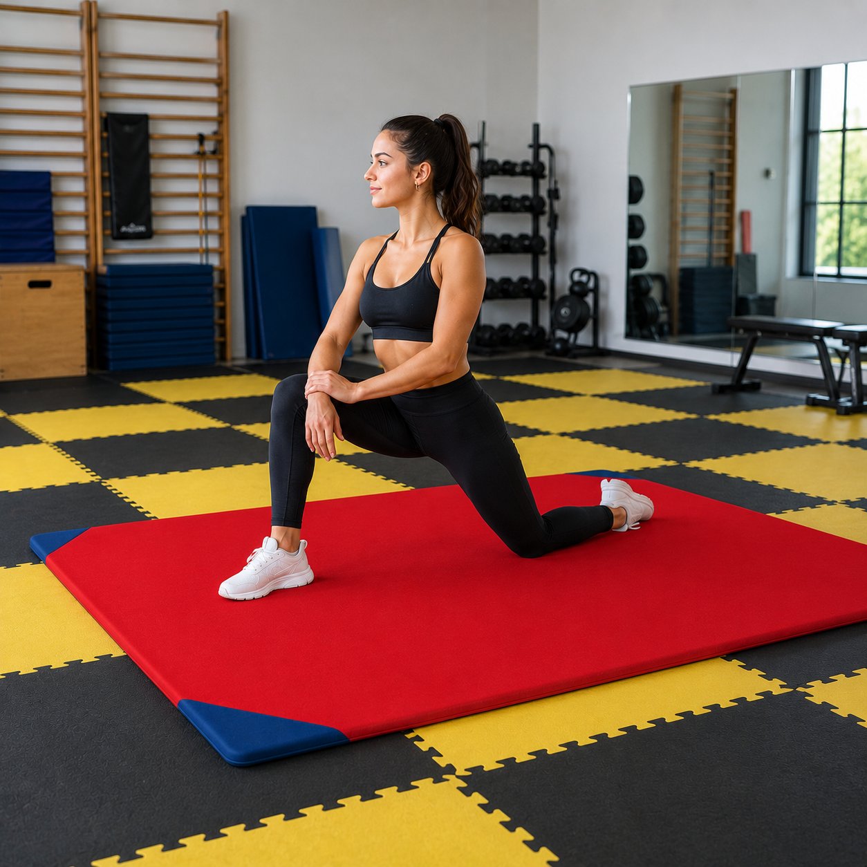 Tapis de gymnastique professionnel