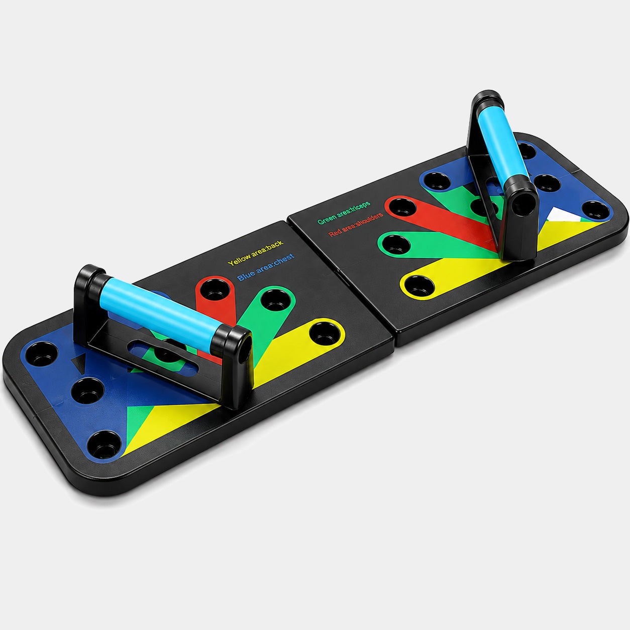Planche de Pompes Pliable 9-en-1 Multifonction – Support d'Entraînement avec Poignées pour Renforcement Musculaire