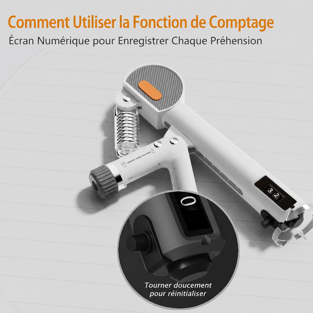 Hand Grip Réglable avec Compteur