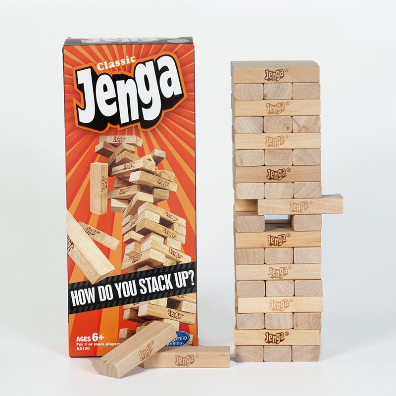 Jenga en Bois – Jeu d’Équilibre Classique