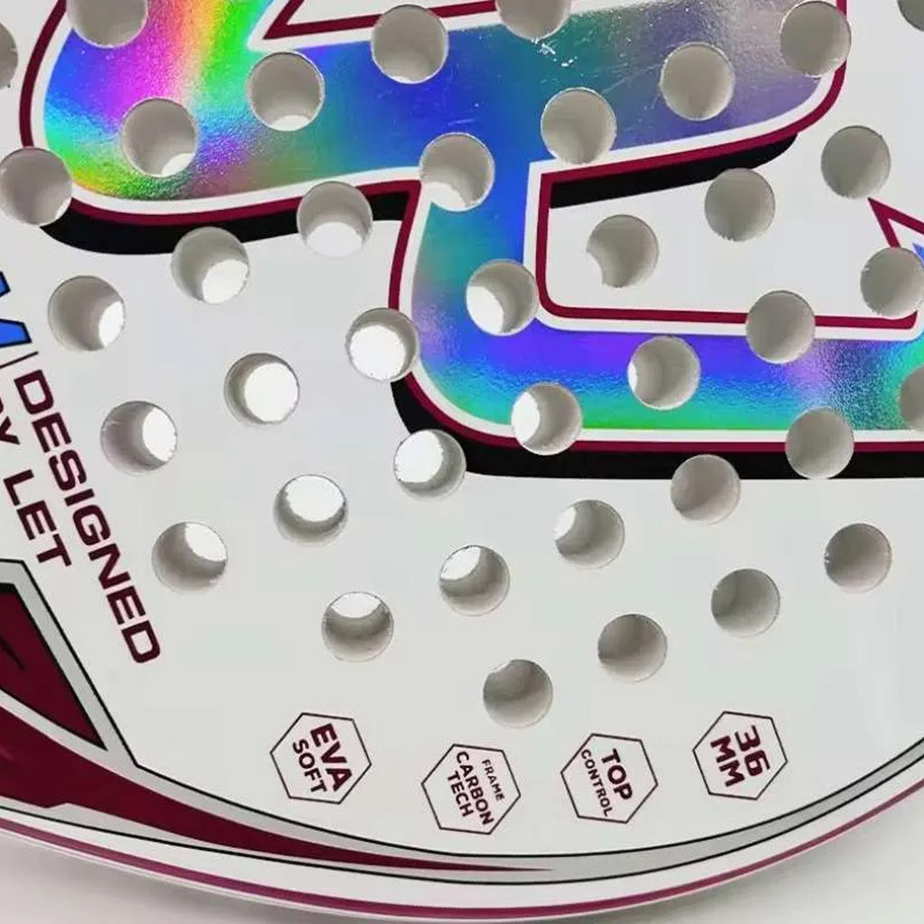 Raquette de Padel CWIN 4018 en Fibre de Carbone – Légère, Noyau EVA Memory Flex, Haute Performance