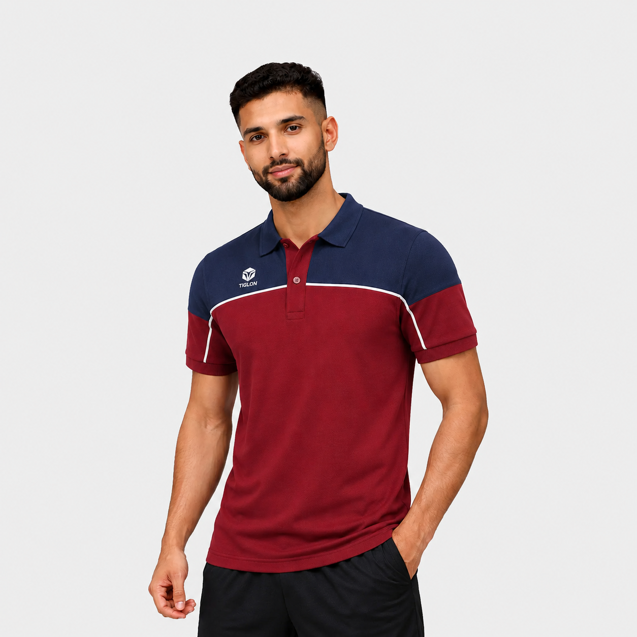 T-shirt Polo Avec Découpe