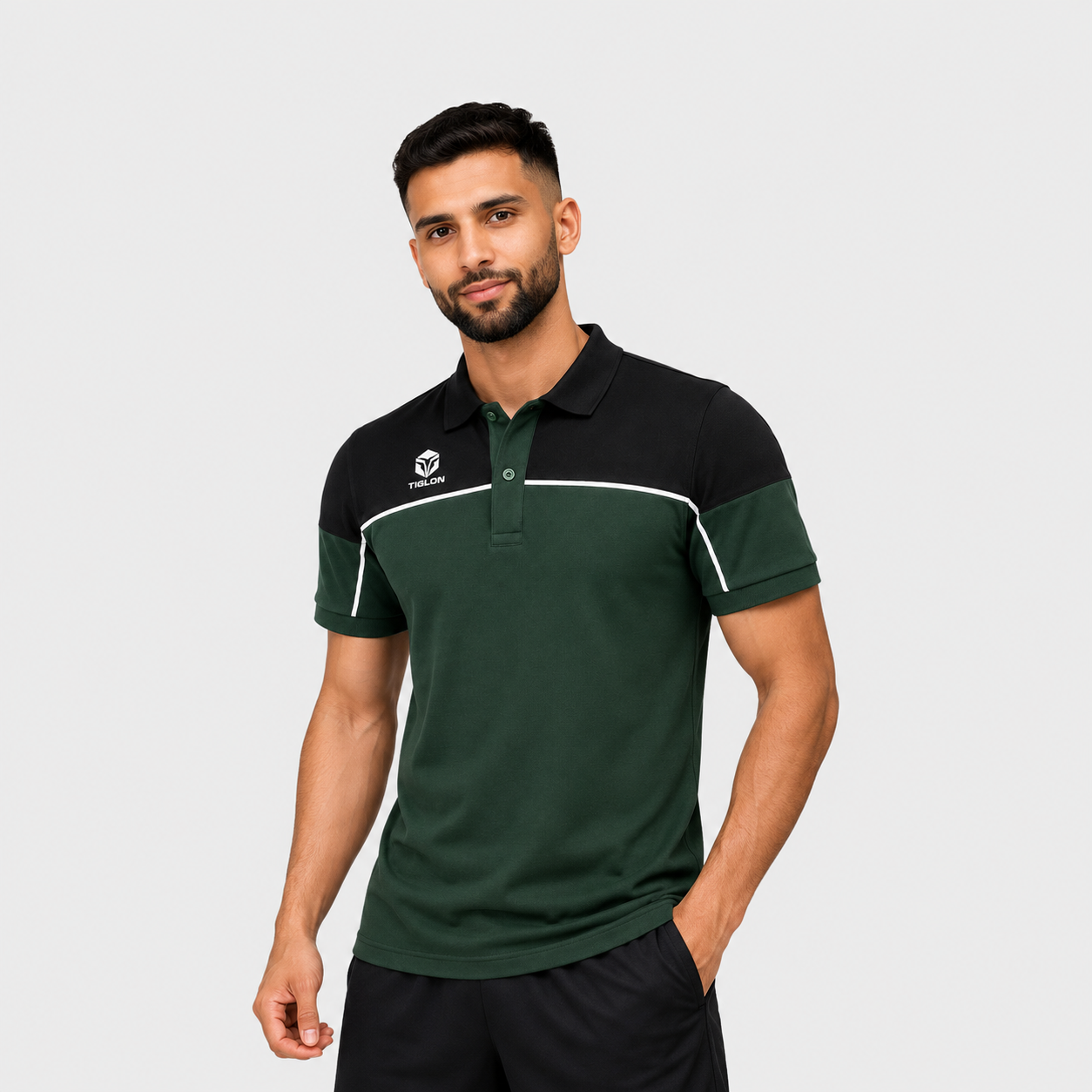 T-shirt Polo Avec Découpe
