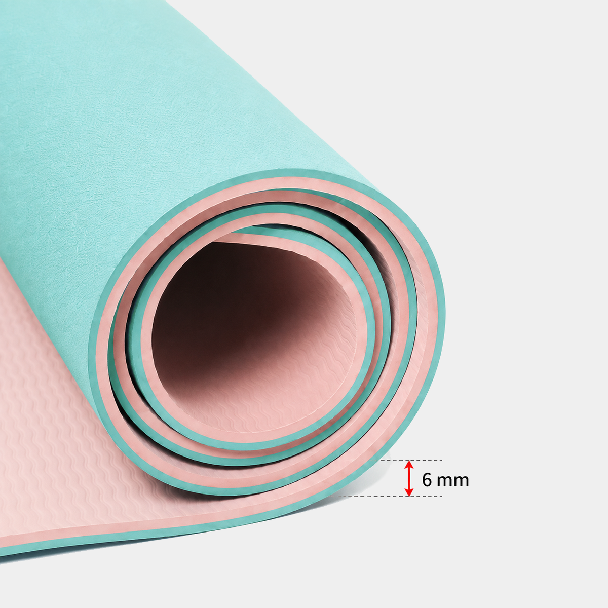 Tapis de Yoga & Fitness Bicolore